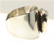STERLING SILVER JACOB HULL BRUTALIST CUFF BRACELET