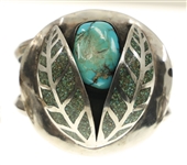STERLING SILVER TURQUOISE CUFF BRACELETS