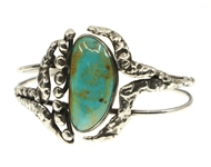 STERLING SILVER TURQUOISE CUFF BRACELETS