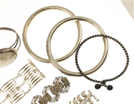 STERLING SILVER BRACELETS - CUFFS, BANGLES, & MORE