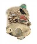 STERLING SILVER CIGARETTE LIGHTER COVER & THIMBLES