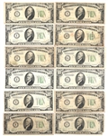 1928 - 1934 US $10 FEDERAL RESERVE NOTES