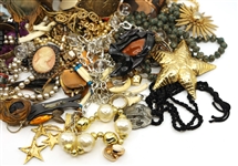 GOLD-TONE & SILVER-TONE COSTUME FASHION JEWELRY
