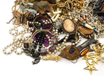 GOLD-TONE & SILVER-TONE COSTUME FASHION JEWELRY