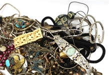 GOLD-TONE & SILVER-TONE COSTUME FASHION JEWELRY