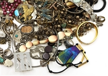 GOLD-TONE & SILVER-TONE COSTUME FASHION JEWELRY
