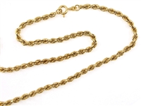 14K YELLOW GOLD ROPE CHAIN