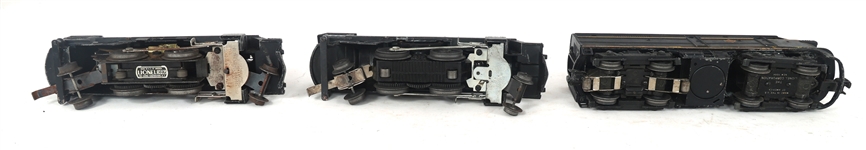 LIONEL O GAUGE MODEL TRAIN LOCOMOTIVES & TENDERS