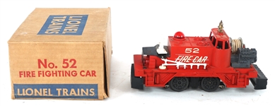 LIONEL O GAUGE MODEL TRAIN CARS NO. 52 & NO. 54