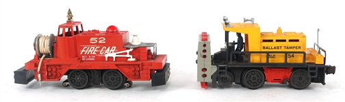 LIONEL O GAUGE MODEL TRAIN CARS NO. 52 & NO. 54