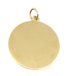 14K YELLOW GOLD ASTROLOGICAL LEO PENDANT