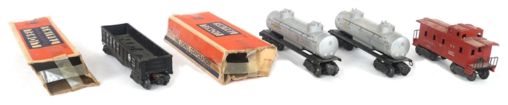 LIONEL O GAUGE MODEL TRAIN CARS