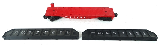 LIONEL O GAUGE MODEL TRAIN CARS FOR PARTS & REPAIRS