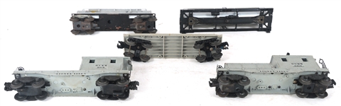 LIONEL O GAUGE MODEL TRAIN CARS FOR PARTS & REPAIRS