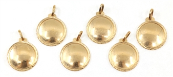14K YELLOW GOLD ASTROLOGICAL SIGN PENDANTS