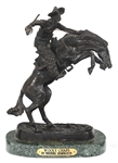 AFTER F. REMINGTON WESTERN BRONZE STATUES