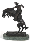 AFTER F. REMINGTON WESTERN BRONZE STATUES