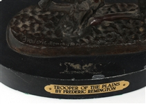 AFTER F. REMINGTON WESTERN BRONZE STATUES