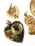 14K YELLOW GOLD PENDANTS & CHARMS 