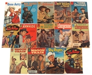 DELL COMIC BOOKS - LONE RANGER, WAGON TRAIN, ROY ROGERS