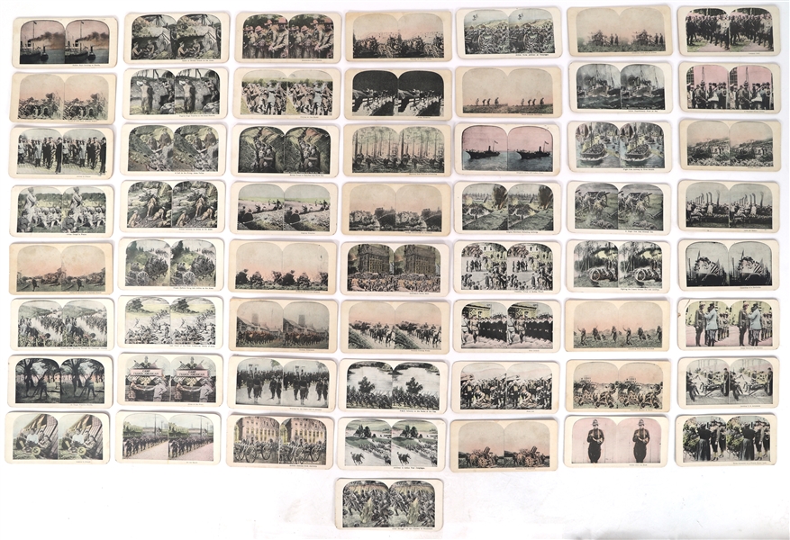 MILITARY LITHOGRAPH PRINT STEROVIEWS