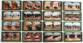 RUSSO-JAPANESE WAR LITHOGRAPH PRINT STEREOVIEWS