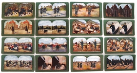 RUSSO-JAPANESE WAR LITHOGRAPH PRINT STEREOVIEWS