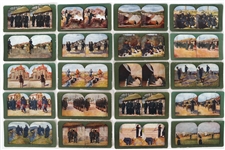 RUSSO-JAPANESE WAR LITHOGRAPH PRINT STEREOVIEWS