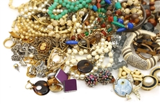 COSTUME JEWELRY NECKLACES, BRACELETS, BROOCHES, & MORE