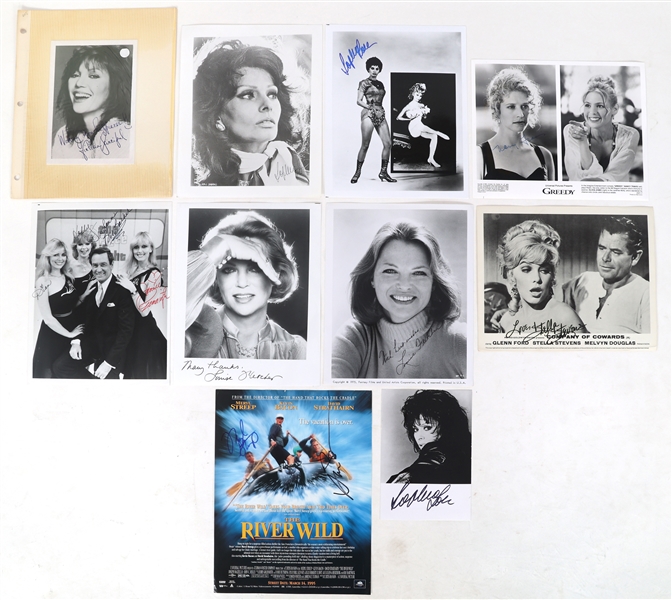 ACTOR & ENTERTAINER AUTOGRAPHS - BARKER, STREEP & BACON