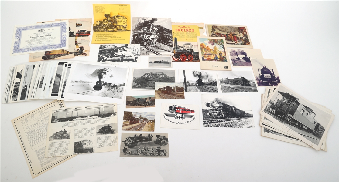 TRAIN & BOAT EPHEMERA 