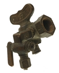 19TH - EARLY 20TH C. GOOD LUCK SWASTIKA VALVES & RAZOR