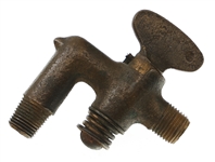 19TH - EARLY 20TH C. GOOD LUCK SWASTIKA VALVES & RAZOR