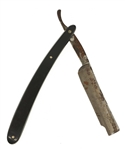 19TH - EARLY 20TH C. GOOD LUCK SWASTIKA VALVES & RAZOR