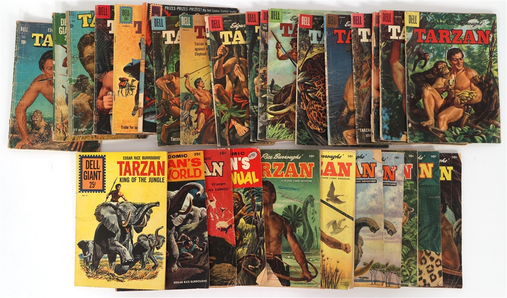 DELL TARZAN COMIC BOOKS 