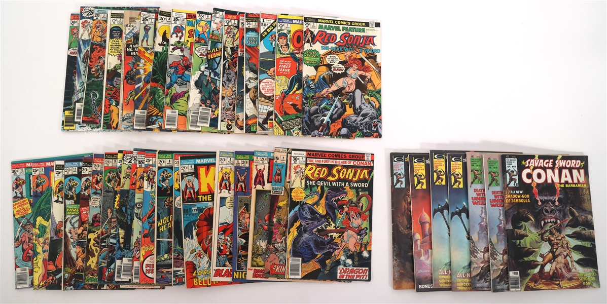 MARVEL COMIC BOOKS - KULL, DOC SAVAGE, & OMEGA 