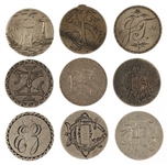 US SEATED LIBERTY DIME LOVE TOKENS 