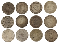 US SEATED LIBERTY QUARTER LOVE TOKENS 