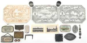 WORLDS FAIR & COLUMBIAN EXPOSITION TRAVEL SOUVENIRS
