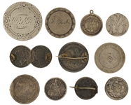 INTERNATIONAL & US COIN LOVE TOKENS 