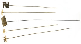 GOOD LUCK SWASTIKA HAT STICK PINS