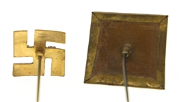 GOOD LUCK SWASTIKA HAT STICK PINS