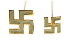 GOOD LUCK SWASTIKA HAT STICK PINS
