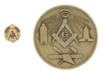 MASONIC SASHES, MEDAL, TOKEN, BOOK, & MORE