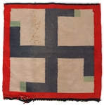 NATIVE AMERICAN GOOD LUCK SWASTIKA TEXTILES