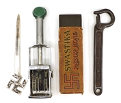 20TH CENTURY GOOD LUCK SWASTIKA HARDWARE