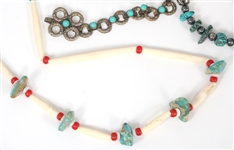 SOUTHWESTERN STYLE TURQUOISE, BONE, & SHELL JEWELRY