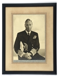 KING GEORGE VI SIGNED PHOTOGRAPH BY DOROTHY WILDING