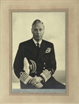 KING GEORGE VI SIGNED PHOTOGRAPH BY DOROTHY WILDING