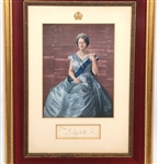 QUEEN ELIZABETH THE QUEEN MOTHER SIGNATURE & PHOTO